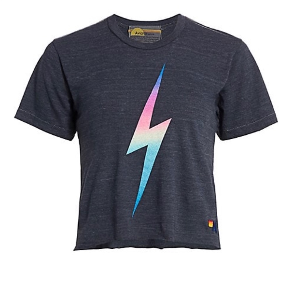 aviater nation crop tee